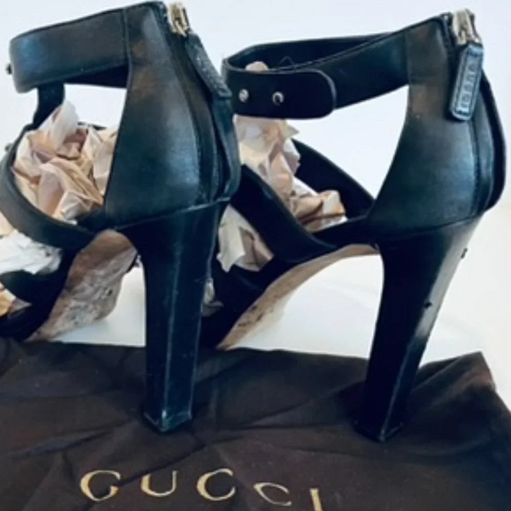 Vintage Gucci Heels Sz 39 - Picture 6 of 13